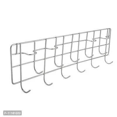 Stainless Steel Multi-Level Laddle Hooks Rail For Kitchen(Set of 1 Pcs)