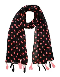 FABS COLLECTION Combo of 4 scarf stoles dupatta for Girls/Ladies/Women Printed Chiffon Multicolored Scarf and Stoles with Pearl Tassels-thumb2