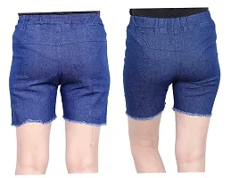 FABS COLLECTION Denim Combo Shorts for Girls (,)-thumb1