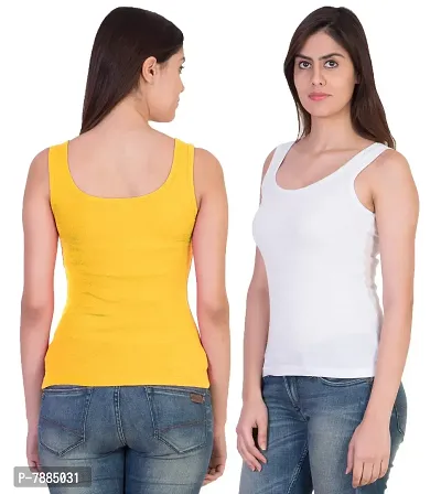 17Hills#174; Pack of 2 Tank Top Vest Top Camisole Sando Spaghetti Inner Wear Camis for Women, Girls