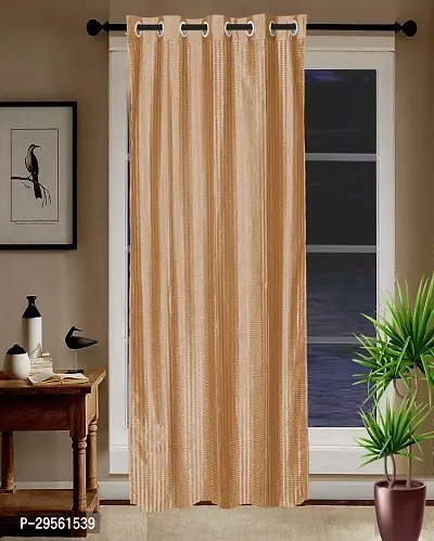 Shappy Attires   Polyester Blackout Door Curtain Single Curtain Solid Yellow 82x47 inch-thumb0