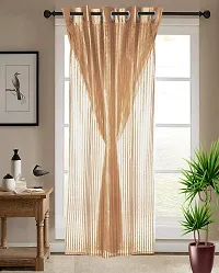 Shappy Attires   Polyester Blackout Door Curtain Single Curtain Solid Yellow 82x47 inch-thumb1