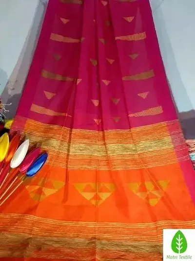 Handloom Cotton Silk Jamdani Sarees