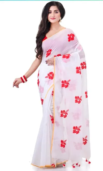 Attractive Cotton Silk Saree without Blouse piece 