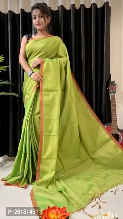 Tissue cotton saree-thumb0