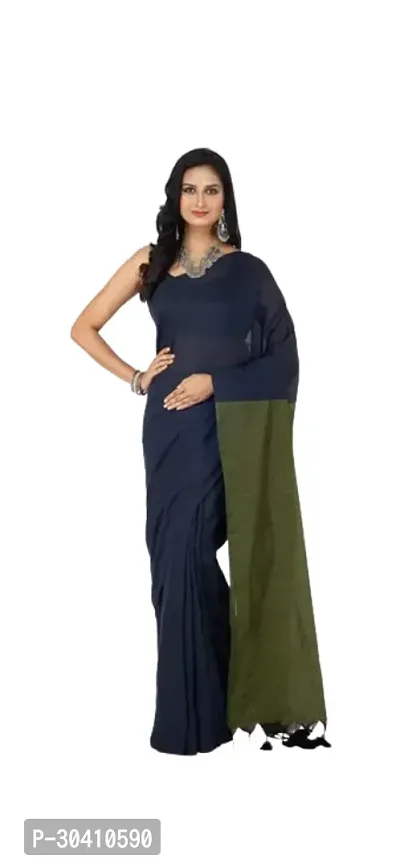 Cotton silk saree for women-thumb0