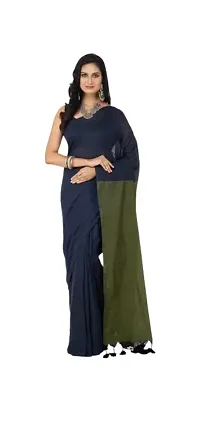 Cotton silk saree for women-thumb1