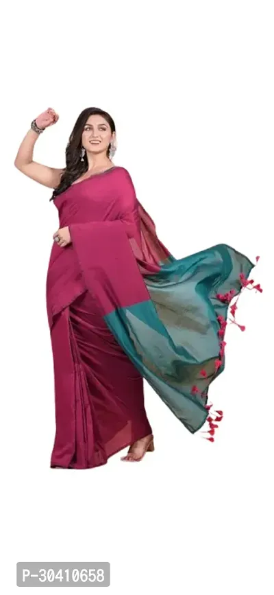 Cotton silk saree for women-thumb0