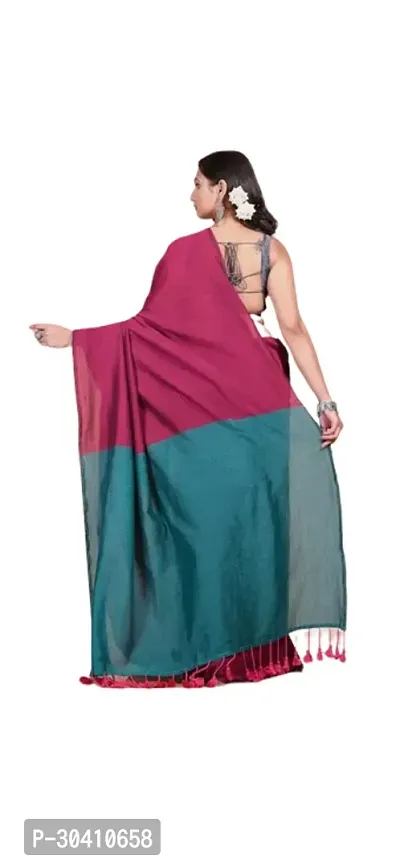 Cotton silk saree for women-thumb3