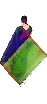 Classy  Handloom Cotton Silk Saree-thumb1