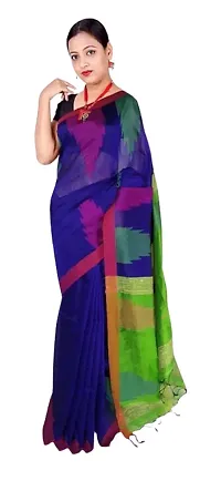 Classy  Handloom Cotton Silk Saree-thumb2