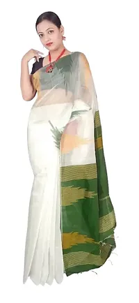 Classy  Handloom Cotton Silk Saree-thumb2