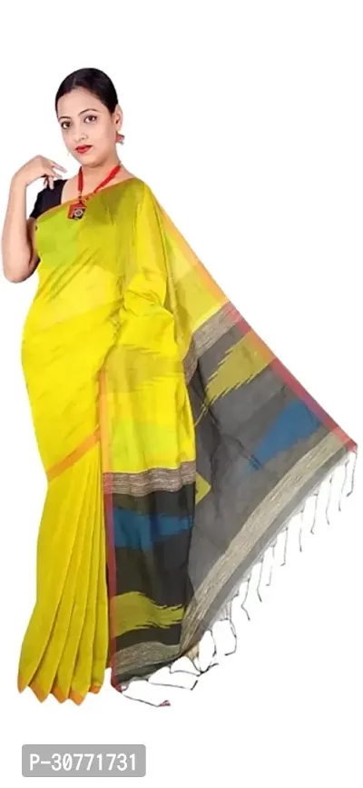 Classy  Handloom Cotton Silk Saree