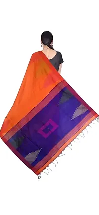 Classy  Handloom Cotton Silk Saree-thumb1