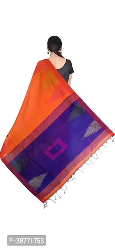 Classy  Handloom Cotton Silk Saree-thumb2