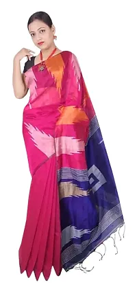 Classy  Handloom Cotton Silk Saree-thumb2