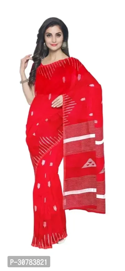 Handloom saree for women with blouse piece-thumb2