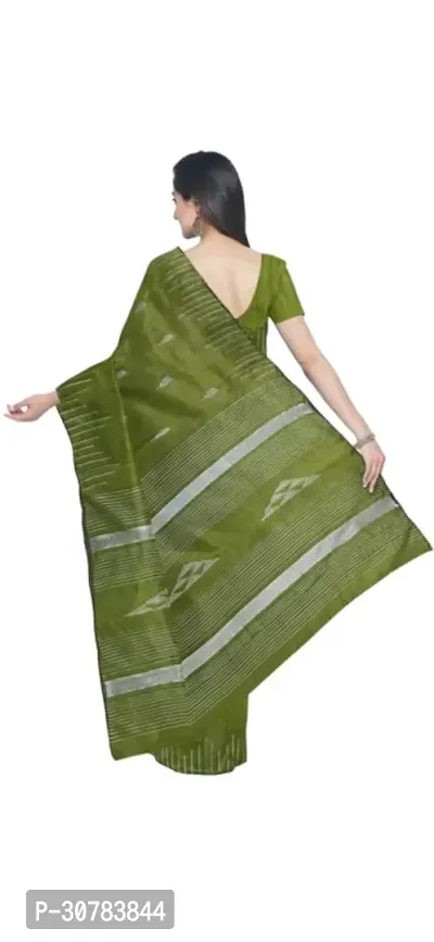 Handloom saree for women with blouse piece-thumb2