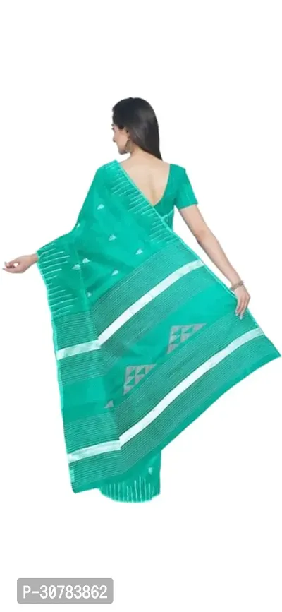 Handloom saree for women with blouse piece-thumb3