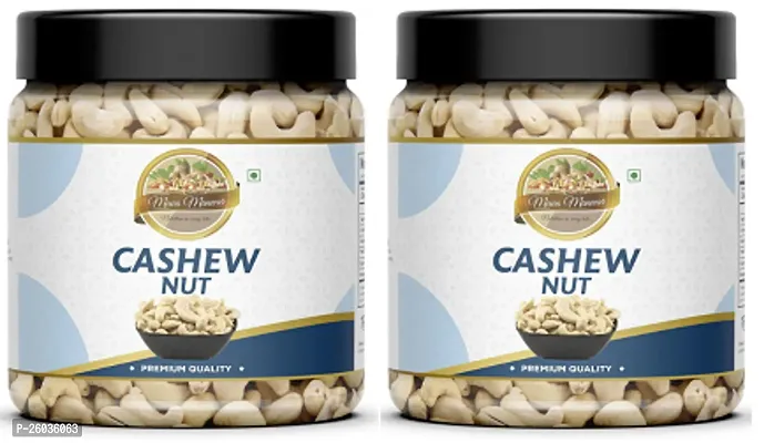 Good Qaulity Cashew Nuts, Natural And Crunchy Good Whole Cashews, Nutritious And Delicious Nuts, 250Gm Jar Pack Of 2