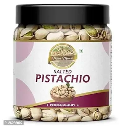Pistachio With Shell, Natural Kernals With Shell, Rich In Fibre And Minerals, Big Size, 250Gm Jar Pack-thumb0