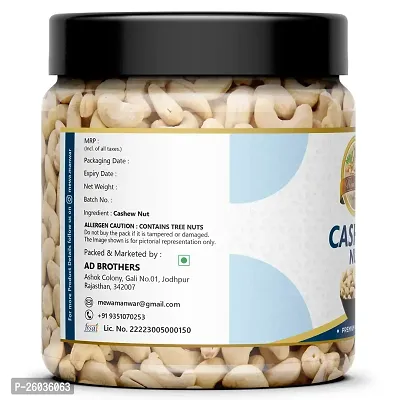 Good Qaulity Cashew Nuts, Natural And Crunchy Good Whole Cashews, Nutritious And Delicious Nuts, 250Gm Jar Pack Of 2-thumb3