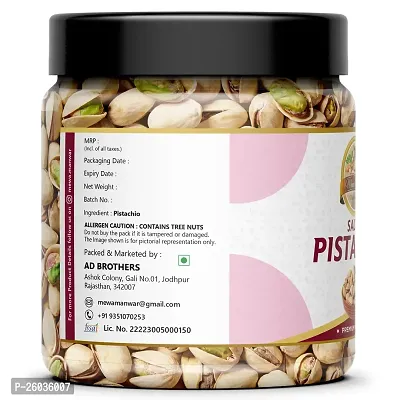 Pistachio With Shell, Natural Kernals With Shell, Rich In Fibre And Minerals, Big Size, 250Gm Jar Pack-thumb5