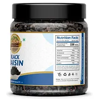 Black Raisin, Kali Kishmish High In Antioxidants, Naturally Sweet And Tasty, 250Gm Jar Pack-thumb3