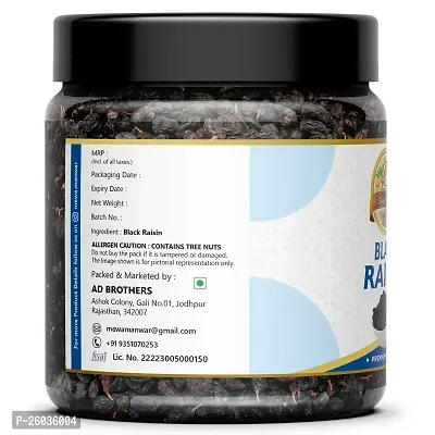 Black Raisin, Kali Kishmish High In Antioxidants, Naturally Sweet And Tasty, 250Gm Jar Pack-thumb5