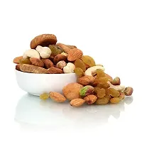 Mix Dryfruits, Natural Mixed Nuts (Almonds, Cashew, Green And Black Raisin,Walnut, Apricot), 250Gm Jar Pack-thumb1