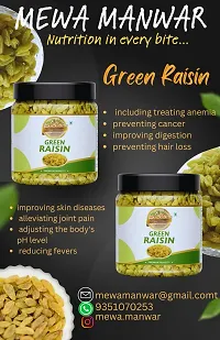 Green Raisin (Kishmish) High In Antioxidants, Naturally Sweet And Tasty, 250Gm Jar Pack-thumb3