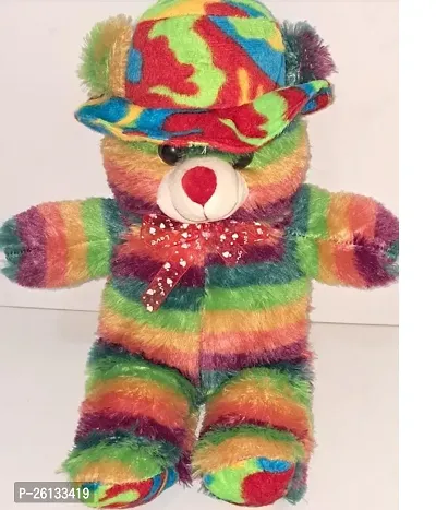 Multicolor Bear Cuddle Toy - 40 Cm