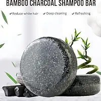 Bamboo Charcoal Shamoo Soap Bar- 100 G-thumb1