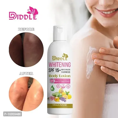 Whitening Body Lotion On SPF15+ Skin Lighten  Brightening Body Lotion Cream Pack Of 1