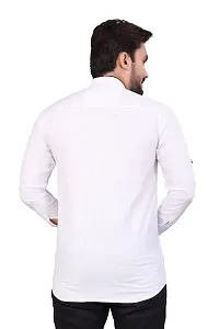 Classic Cotton Blend Solid Kurta for Men-thumb1