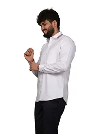 Classic Cotton Blend Solid Formal Shirt for Men-thumb2