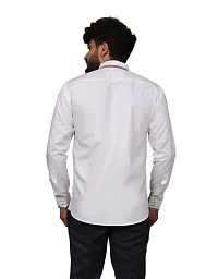 Classic Cotton Blend Solid Formal Shirt for Men-thumb3