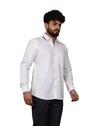 Classic Cotton Blend Solid Formal Shirt for Men-thumb1