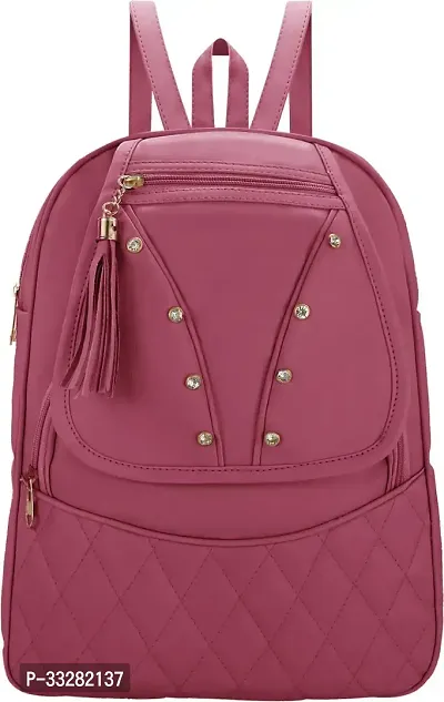 Beautiful Pink Backpacks For School College Travel 16L