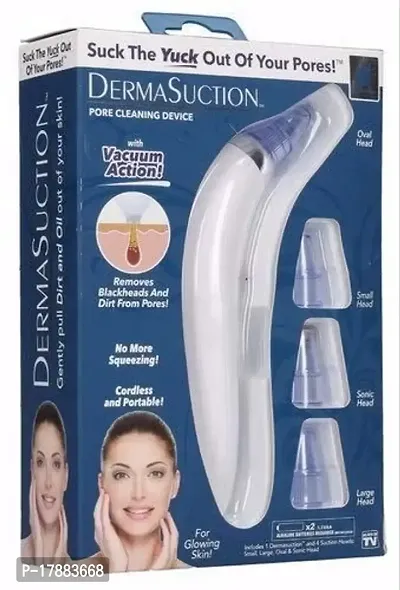 Frankskin Derma Suction Blackhead Remover Vacuum Pimple Sucker Tool For Men And Women Blackheads Remover Tool Kit, Acne Remover, Pore Cleaner, Facial Beauty Care-thumb0