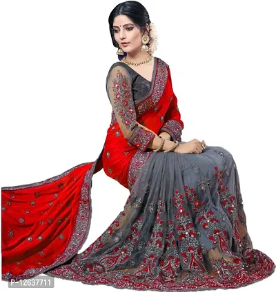 Beautiful Art Silk Saree with Blouse piece-thumb0