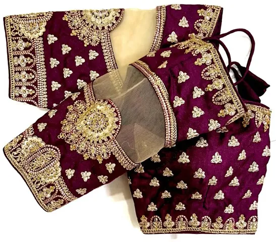 Attractive Art Silk Stitched Blouses 