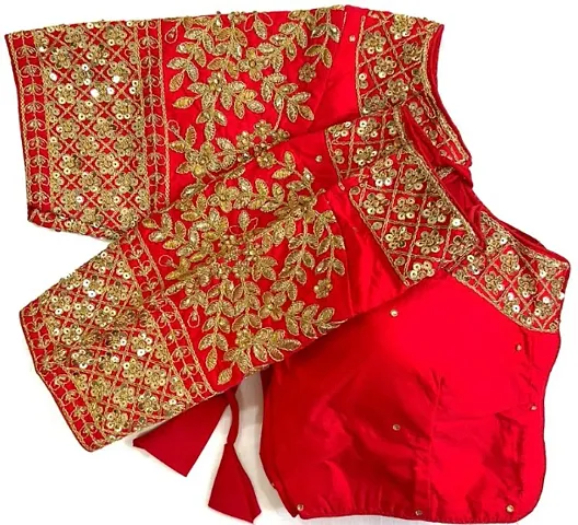 Bridal Silk Embroidered Stitched Blouses