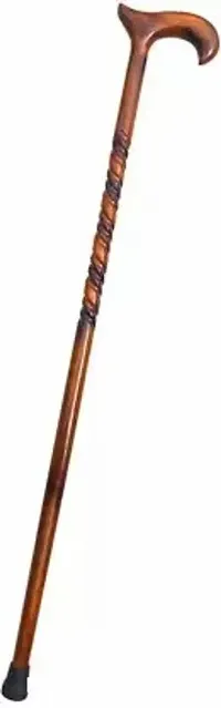 Classic Morning Wooden Walking Stick In Half Rassa Stick For Men And Women-thumb0