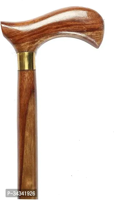 Antique Wooden Walking Stick For Old Person-thumb0