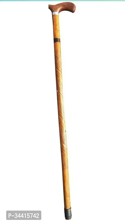 Stylish Wooden Walking Stick for Elderly Person-thumb0