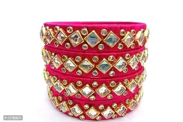 Fancy sales thread bangles