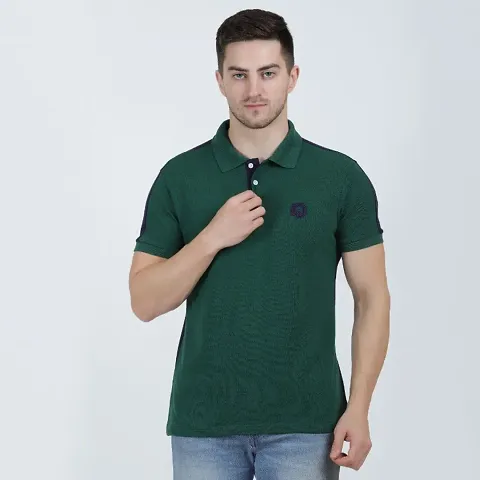 Comfortable Cotton Blend Polos For Men 