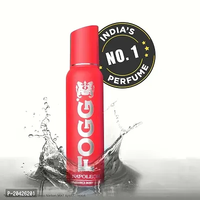 Fogg Napoleon No Gas Deodorant for Men, Long-Lasting Perfume Body Spray, 3 x 150ml (Pack Of 3)-thumb2