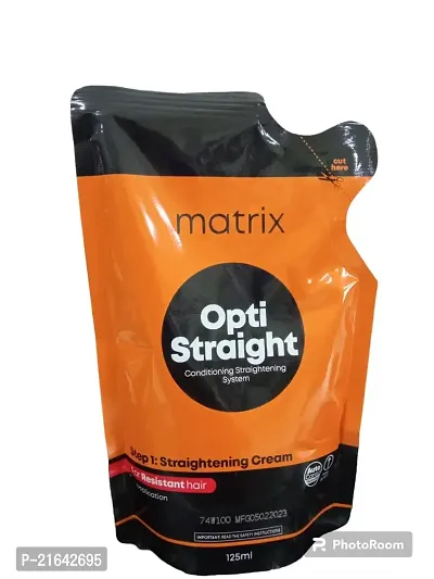 matrix Opti straight  for normal hair straightening cream 125ml-thumb0